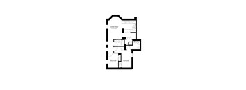 2 bedroom 1 bath floor plan | apt 93
